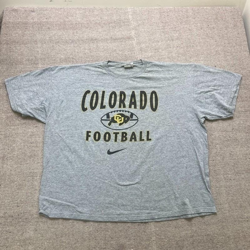 Vintage Nike University Of Colorado Football Shirt Mens XXL Gray 1990s NCAA